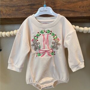 Gingerbread embroidered bubble